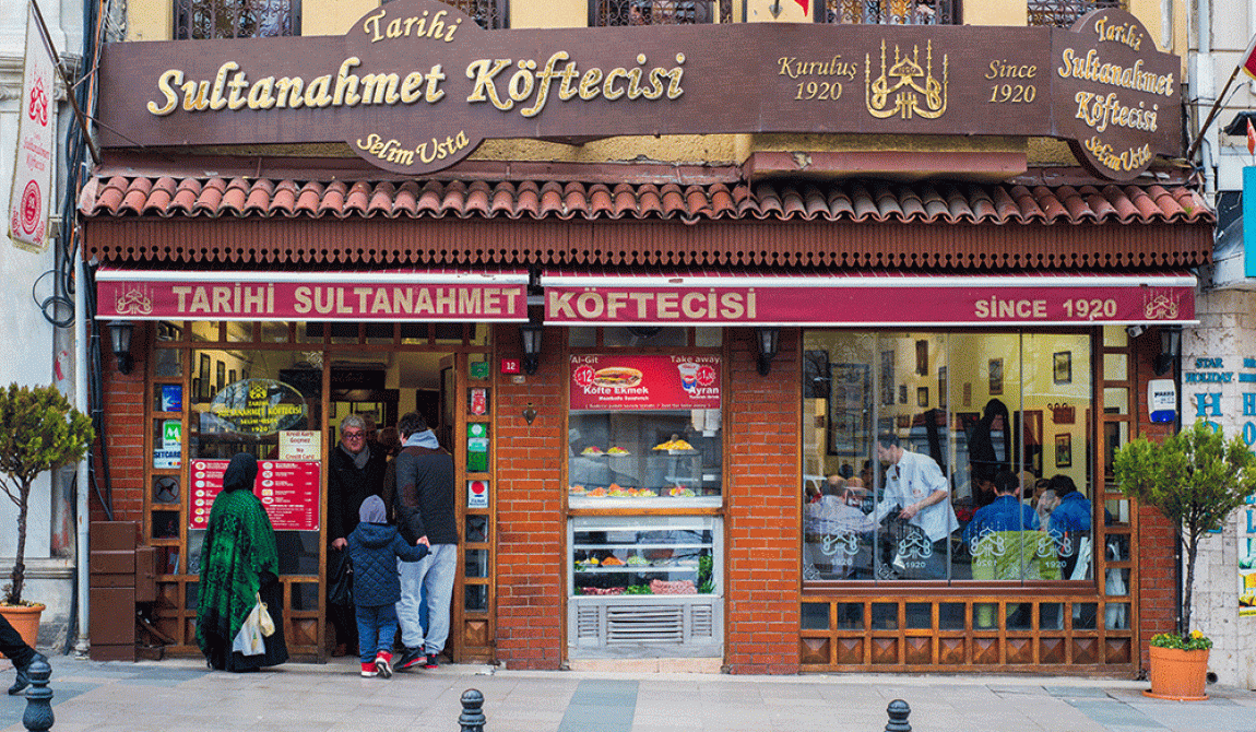 Symbols of Sultanahmet- Tarihi Sultanahmet Köftecisi